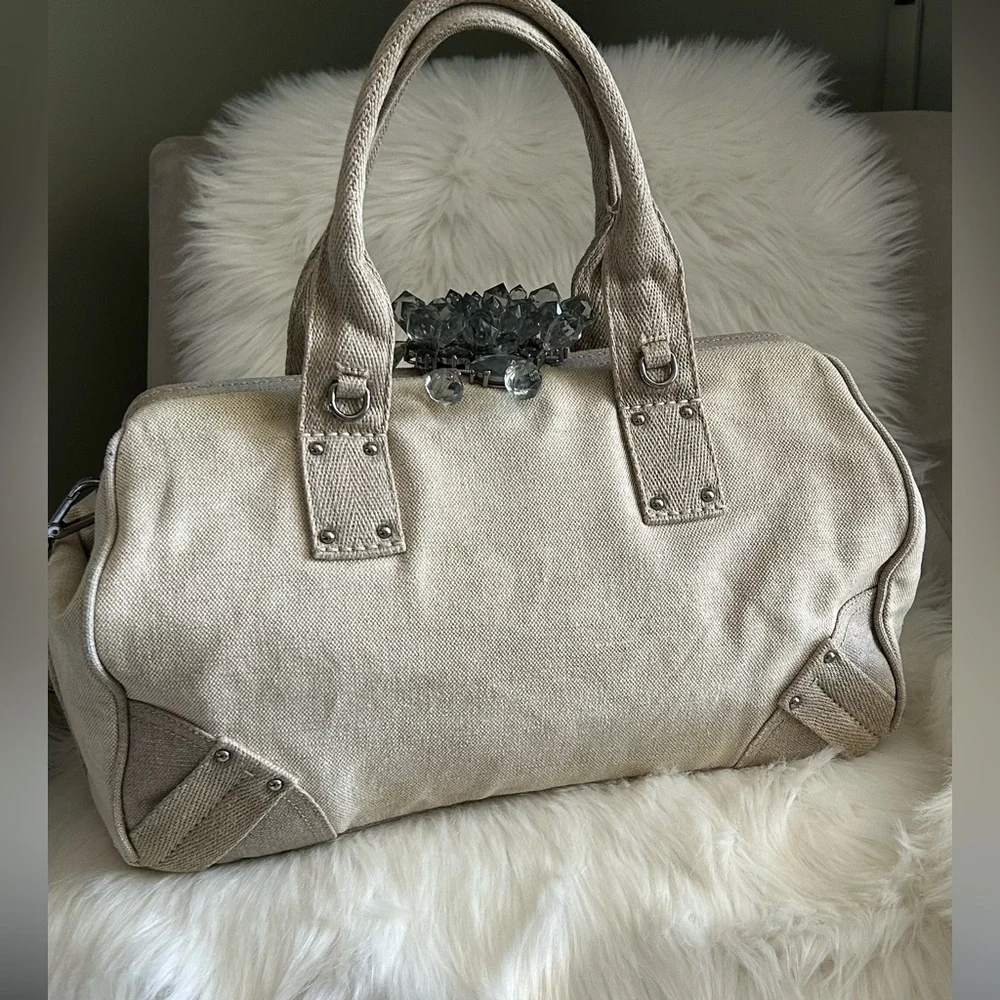 PRADA Mistolino Canvas Bag with Strap - Picture 5 of 16